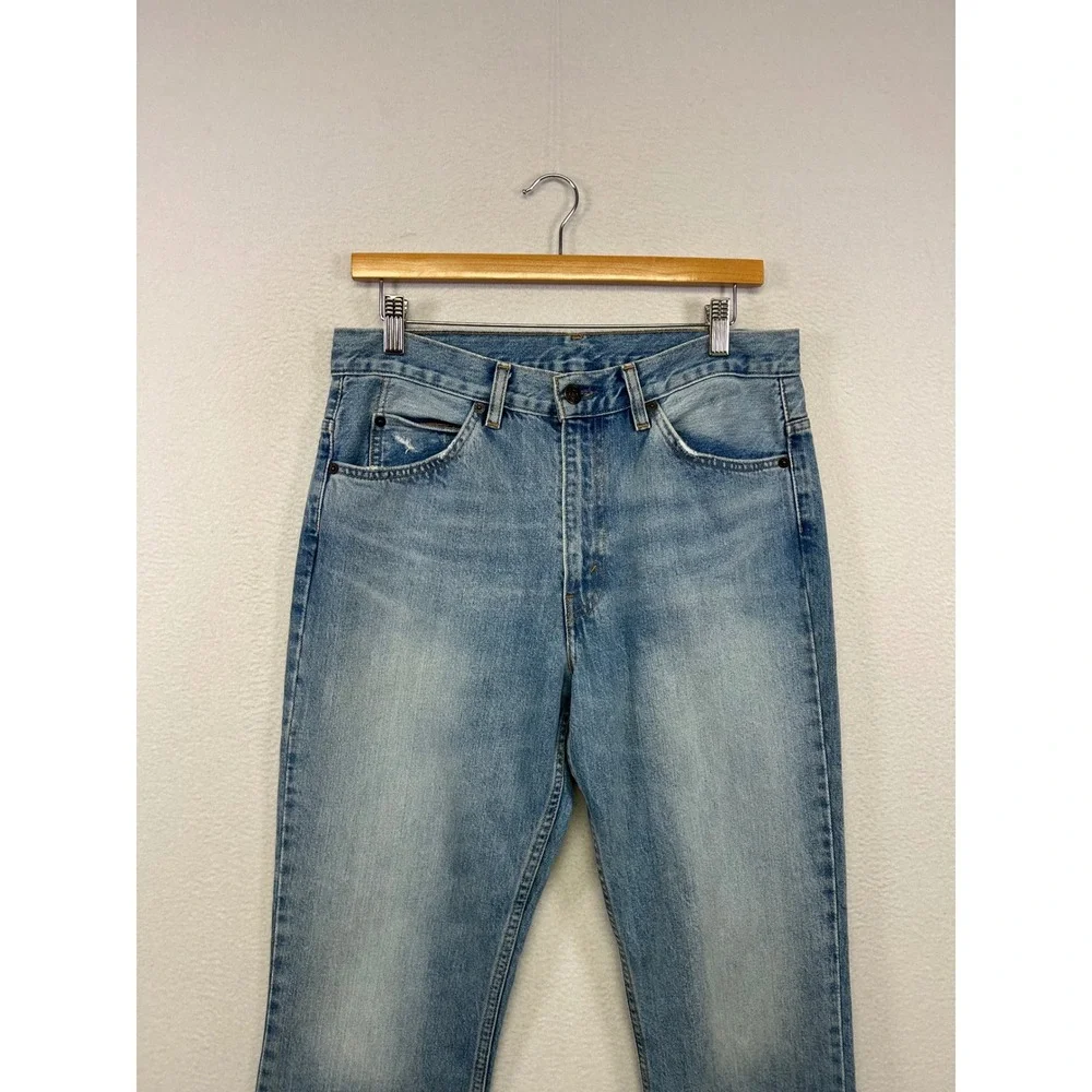 Western Americana Levi's Mens W29 Light Blue 517 Orange Tab Bootcut Jeans